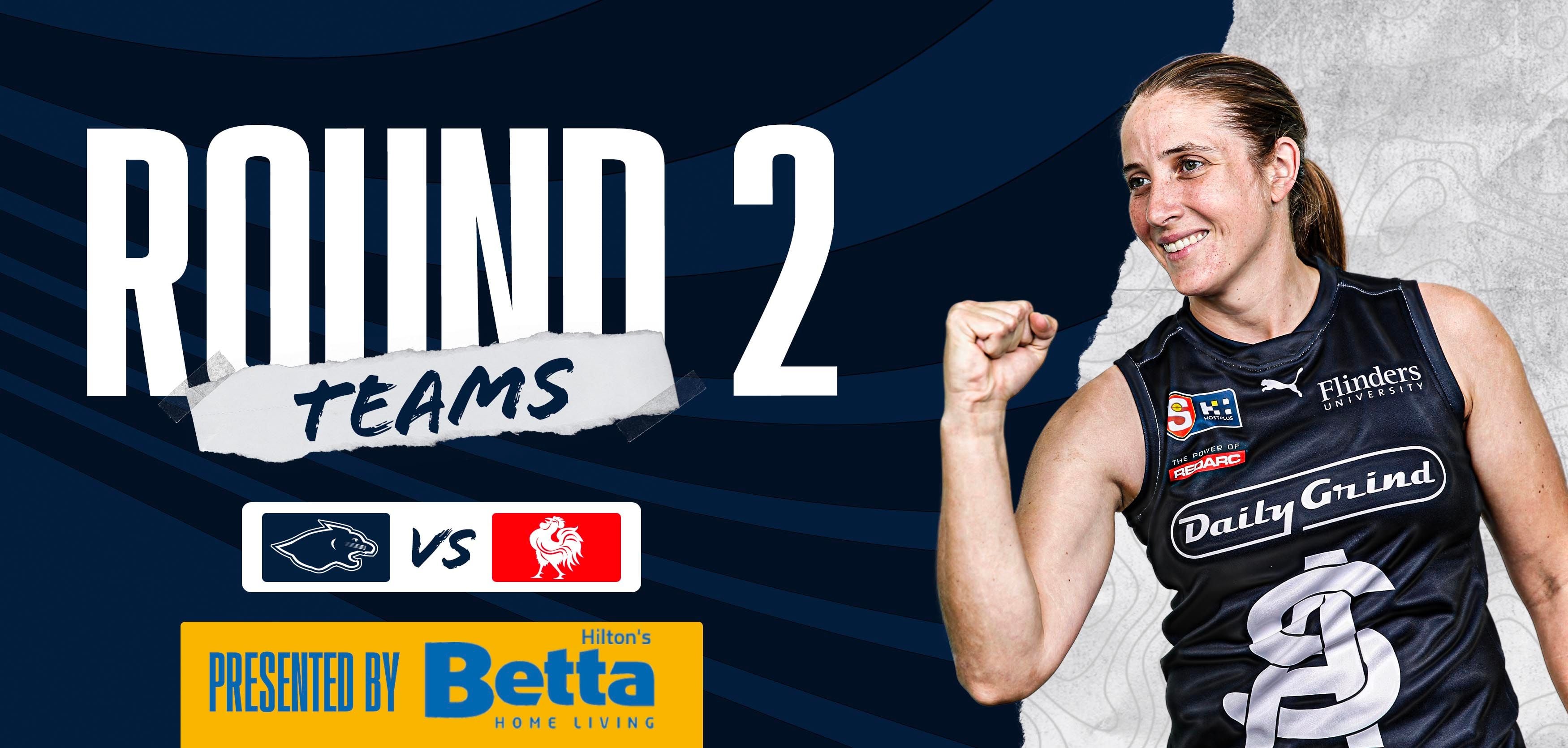 BETTA Teams Selection: SANFLW Round 2 v North BETTA Teams Selection: SANFLW Round 2 v North